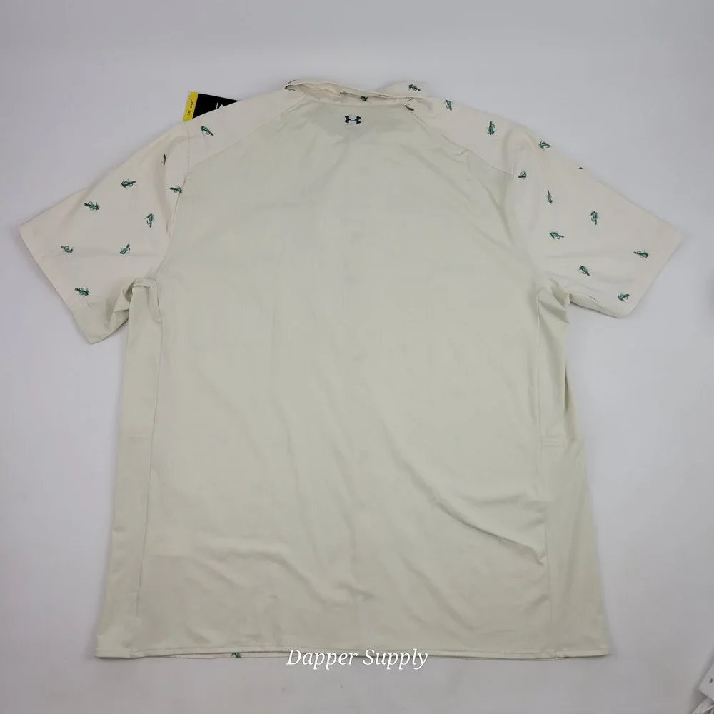 Under Armour Men's Dockside SS Tan 3XL UPF 30 Fishing Lures‎ Boat New